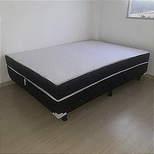 CAMA BOX CASAL COLCHAO DE MOLAS ENSACADAS ORTHOBOX 1.38X1.88