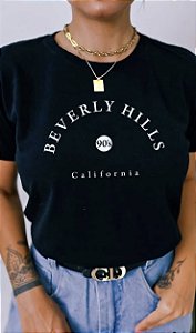 T-shirt Preta Beverly Hills 90,s