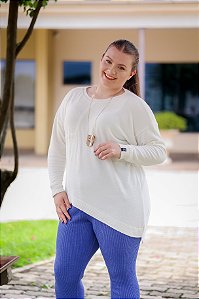 Blusa Ampla Fio Pluma Ponta