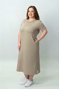 Vestido Amplo Com Bolso
