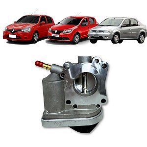 CORPO DE BORBOLETA VDO RENAULT CLIO LOGAN SANDERO 1.0 16V