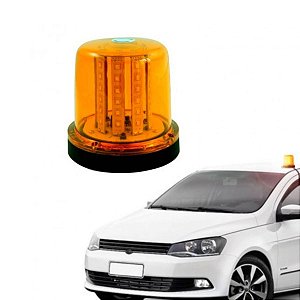 GIROFLEX LED AUTOMOTIVO 12V ÂMBAR 7 MODOS PARA CARRO E MOTO