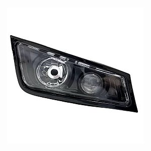 FAROL AUXILIAR VOLVO FH/FM 09-13 DIR BLACK C/LONGO E NEBLINA