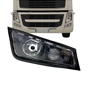 FAROL AUXILIAR PARA VOLVO FH/FM DIR BLACK C/LONGO E NEBLINA