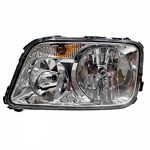 FAROL MERCEDES ACTROS APOS 2010 H7 H1 LADO ESQUERDO COM PISC