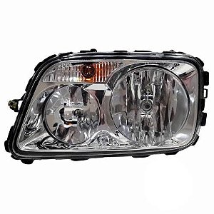 FAROL MERCEDES ACTROS ESQ H7 H1 C/ PISCA 7 PINOS REGULAGEM