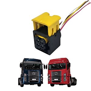 CHICOTE REPARO SENSOR NOX ARLA PARA FORD CARGO 4 VIAS FEMEA