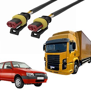 PAR CHICOTE ELETRICO LANTERNA TEMP BOBINA PARA PALIO CORSA