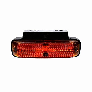 LANTERNA LATERAL LED RETANGULAR BIVOLT AMARELA