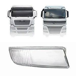 LENTE FAROL AUXILIAR PARA MAN  TGX CRISTAL LADO DIREITO EDN