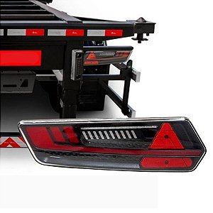 LANTERNA TRASEIRA LED S96 FLASHING 24V ESQ SINALSUL