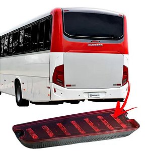 LANTERNA TRASEIRA LED 24V VERMELHA LD PARA EUROLINE VERSÃO A