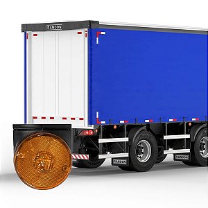 LANTERNA LATERAL 88MM AMARELA C/SUPORTE PARA RANDON SINALSUL