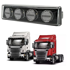 LANTERNA TAPA SOL PARA SCANIA SÉRIE 5 LED BIVOLT AMARELA