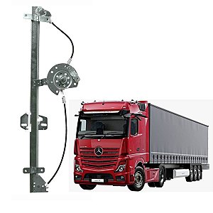 MÁQUINA DE VIDRO MANUAL PARA MERCEDES ATEGO/AXOR ESQUERDO