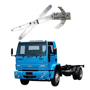 MÁQUINA VIDRO ELÉTRICA S/ MOTOR ESQ P/ FORD CARGO ZINNI