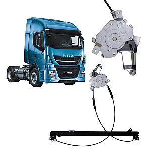 MÁQUINA DE VIDRO COM MOTOR IVECO STRALIS 24V LADO ESQUERDO