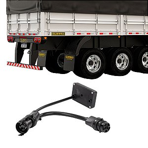 MÓDULO ELETRÔNICO LANTERNAS 7 VIAS 2 CONECTORES BRASLUX