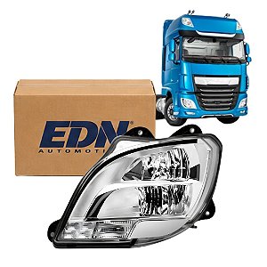 FAROL PRINCIPAL PARA DAF XF 2021 CF 2022 LADO ESQUERDO EDN