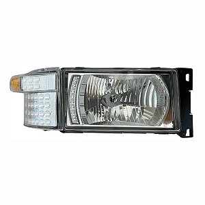 FAROL PRINCIPAL PARA SCANIA SÉRIE 4 DRL LED LD DIREITO EDN