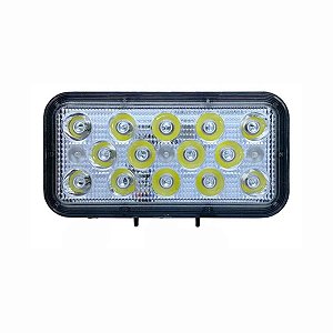 FAROL AUXILIAR DE NEBLINA RETANGULAR 14 LEDS BIVOLT  - EDN