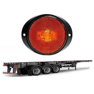 LANTERNA LATERAL PARA RANDON SUP FRONTAL BIVOLT AMBAR EDN