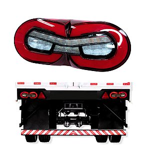LANTERNA TRASEIRA LED BIVOLT GEMINI BRASLUX AMBOS LADOS