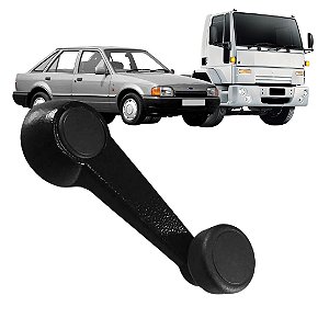 MANIVELA VIDRO MANUAL PARA FORD CARGO / ESCORT 87A92 PRETO