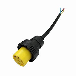 CONECTOR 5 VIAS LANTERNA TRASEIRA GUERRA 20CM ASPOCK