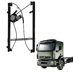 MAQUINA DE VIDRO COM MOTOR VOLVO VM APOS 04 24V DIREITO