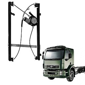 MAQUINA DE VIDRO COM MOTOR VOLVO VM APOS 04 24V ESQUERDO