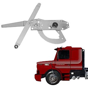 MAQUINA DE VIDRO MANUAL PARA SCANIA T/R 1981 A 1987 ESQUERDO