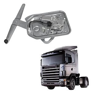 MAQUINA DE VIDRO COM MOTOR INVERTIDO SCANIA SERIE 4 24V LD
