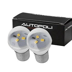 PAR LÂMPADA LED 24V AUTOPOLI 3W BRANCO ALTO BRILHO 1141
