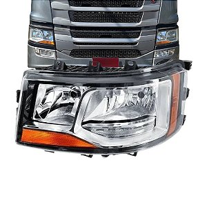 FAROL PRINCIPAL PARA SCANIA SÉRIE 6 NTG ESQUERDO C/ DRL EDN