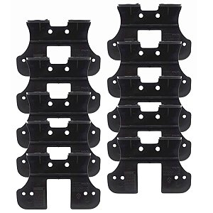 KIT 10 UN SUPORTE LANTERNA LATERAL SIDELIGHT ASPOCK CARRETA