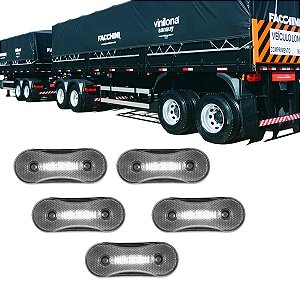 KIT 5 SIDELIGHT LANTERNA LATERAL FACCHINI 24V CRISTAL ASPOCK