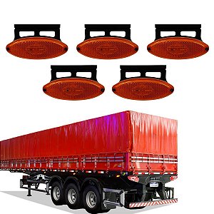 KIT 5 LANTERNA LATERAL BIVOLT PARA GUERRA NOMA RANDON