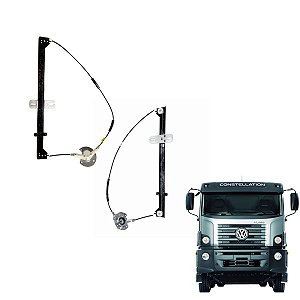 PAR MÁQUINA VIDRO ELÉTRICA S/ MOTOR VW CONSTELLATION LD E LE