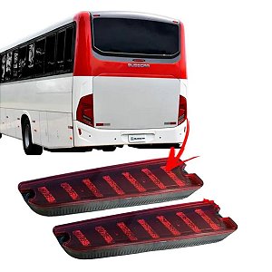 PAR LANTERNA TRASEIRA LED 24V PARA EUROLINE SINALSUL VERSÃOB