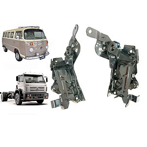 PAR FECHADURA MECÂNICA CABINE PORTA PARA KOMBI TITAN WORKER