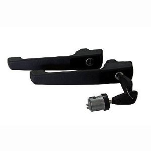 KIT 2 MAÇANETAS PORTA COM IGNIÇÃO E CHAVE PARA MERCEDES 709