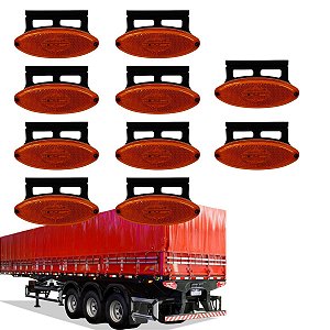 KIT 10 LANTERNA LATERAL BIVOLT AM PARA GUERRA NOMA RANDON