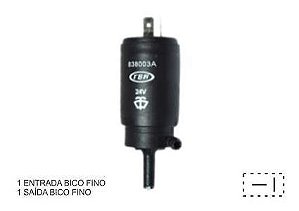 BOMBA ÁGUA 24V LAVADOR PARABRISA UNIV FORD VOLVO SCANIA VW