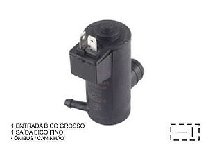 ELETROBOMBA ÁGUA/GASOLINA UNIVERSAL 24V CAMINHÕES 1950-2025