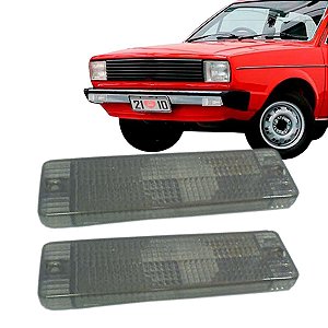 PAR LENTE LANTERNA DIANTEIRA PARA BRASILIA 78-82 GOL 80-82