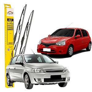 PAR PALHETA LIMPADOR DIANT PARA CORSA 2001-12 CLIO 2000-09