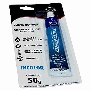 SILICONE INCOLOR PROTEGE ACETICO MULTIUSO ANTIMOFO VEDACAO