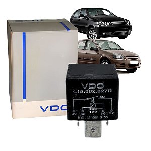 RELE AUXILIAR ELETRICO UNIVERSAL 12V PARA FIAT GM VW FORD