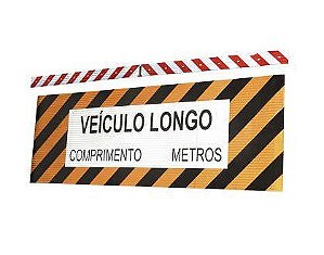 FAIXA REFLETIVA ZEBRADA VEÍCULO LONGO TMX CAMINHAO CARRETA